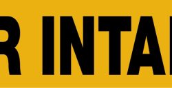 Air Intake Sign